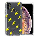 Samsung Galaxy A11 Electric Lightning Bolts Design Double Layer Phone Case Cover