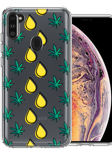 Samsung Galaxy A11 Medicinal Drip Design Double Layer Phone Case Cover