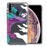 Samsung Galaxy A11 Mystic Floral Whale Design Double Layer Phone Case Cover