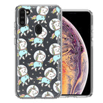 Samsung Galaxy A11 Space Unicorns Design Double Layer Phone Case Cover