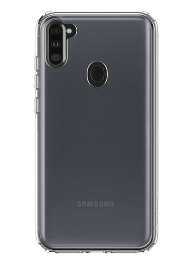Samsung Galaxy A11 Clear Shockproof Heavy Duty Double Layer Dual Hybrid Protective Phone Case Cover