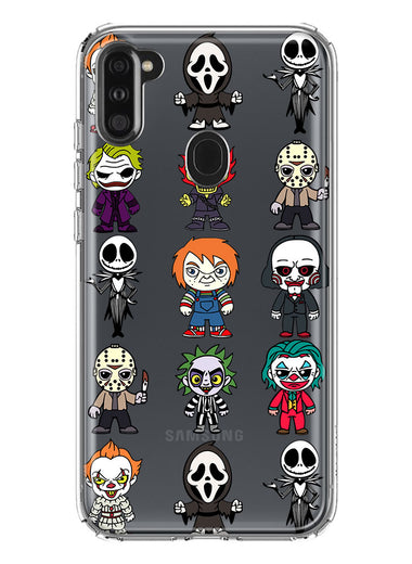 Samsung Galaxy A11 Cute Classic Halloween Spooky Cartoon Characters Hybrid Protective Phone Case Cover