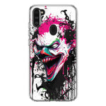 Samsung Galaxy A11 Evil Joker Face Painting Graffiti Hybrid Protective Phone Case Cover