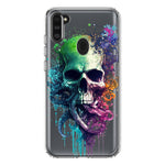 Samsung Galaxy A11 Fantasy Octopus Tentacles Skull Hybrid Protective Phone Case Cover