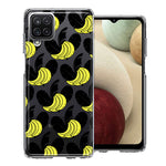 Samsung Galaxy A12 Tropical Bananas Design Double Layer Phone Case Cover