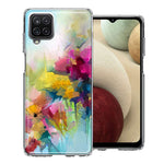For Samsung Galaxy A12 Watercolor Flowers Abstract Spring Colorful Floral Painting Phone Case Cover