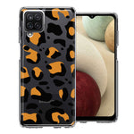 Samsung Galaxy A12 Classic Animal Wild Leopard Jaguar Print Double Layer Phone Case Cover
