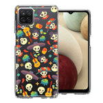 Samsung Galaxy A12 Day of the Dead Design Double Layer Phone Case Cover