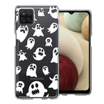 Samsung Galaxy A12 Halloween Spooky Ghost Design Double Layer Phone Case Cover