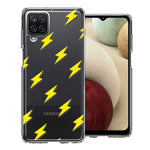 Samsung Galaxy A12 Electric Lightning Bolts Design Double Layer Phone Case Cover