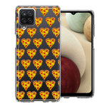 Samsung Galaxy A12 Pizza Hearts Polka dots Design Double Layer Phone Case Cover