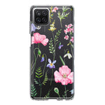 Samsung Galaxy A22 5G Spring Pastel Wild Flowers Summer Classy Elegant Beautiful Hybrid Protective Phone Case Cover