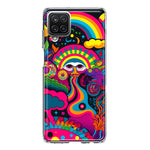 Samsung Galaxy A22 5G Psychedelic Trippy Hippie Night Walk Hybrid Protective Phone Case Cover