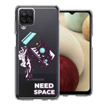 Samsung Galaxy A12 Need Space Astronaut Stars Design Double Layer Phone Case Cover
