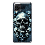 Samsung Galaxy A12 Graveyard Death Dream Skulls Double Layer Phone Case Cover