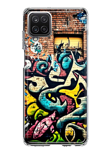 Samsung Galaxy A12 Urban Graffiti Wall Art Painting Hybrid Protective Phone Case Cover