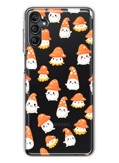 Samsung Galaxy A54 Cute Cartoon Mushroom Ghost Characters Hybrid Protective Phone Case Cover