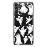 Samsung Galaxy A54 Cute Halloween Spooky Floating Ghosts Horror Scary Hybrid Protective Phone Case Cover