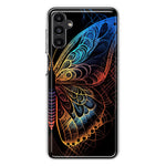 Samsung Galaxy A54 Mandala Geometry Abstract Butterfly Pattern Hybrid Protective Phone Case Cover