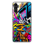 Samsung Galaxy A14 Urban Graffiti Street Art Painting Hybrid Protective Phone Case Cover