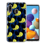 Samsung Galaxy A20 Tropical Bananas Design Double Layer Phone Case Cover