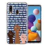 Samsung Galaxy A20 BLM Equality Stand With You Double Layer Phone Case Cover