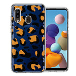 Samsung Galaxy A20 Classic Animal Wild Leopard Jaguar Print Double Layer Phone Case Cover