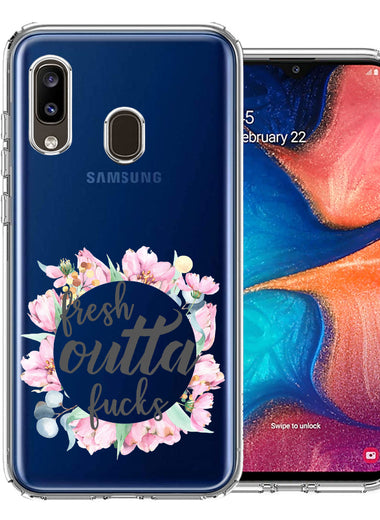 Samsung Galaxy A20 Fresh Outta Fs Design Double Layer Phone Case Cover