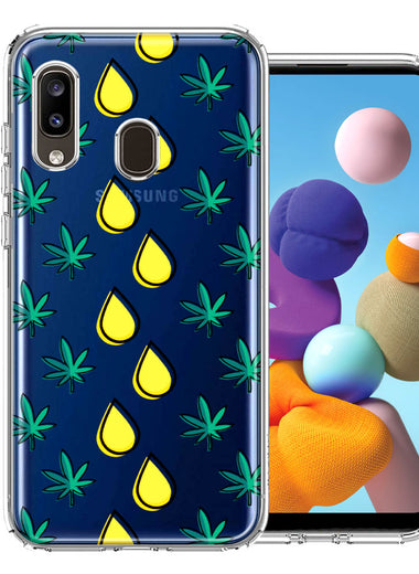 Samsung Galaxy A20 Medicinal Drip Design Double Layer Phone Case Cover