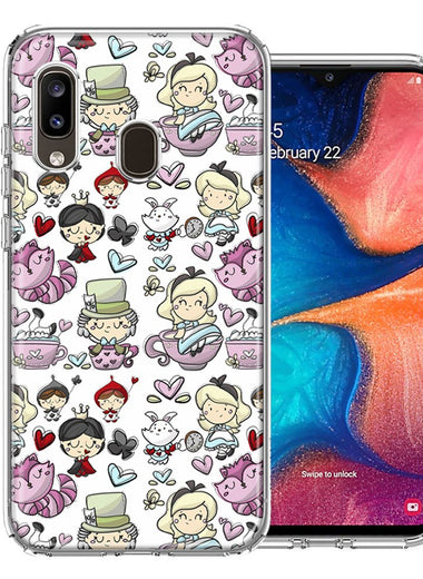 Samsung A20 Wonderland Design Double Layer Phone Case Cover