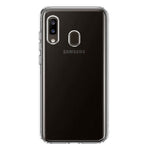 Samsung Galaxy A20 Clear Shockproof Heavy Duty Double Layer Dual Hybrid Protective Phone Case Cover