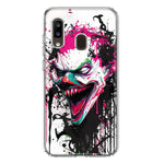 Samsung Galaxy A20 Evil Joker Face Painting Graffiti Hybrid Protective Phone Case Cover