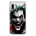 Samsung Galaxy A20 Laughing Joker Painting Graffiti Hybrid Protective Phone Case Cover