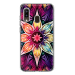 Samsung Galaxy A20 Mandala Geometry Abstract Star Pattern Hybrid Protective Phone Case Cover