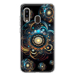 Samsung Galaxy A20 Mandala Geometry Abstract Multiverse Pattern Hybrid Protective Phone Case Cover