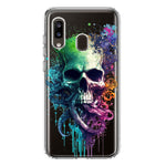 Samsung Galaxy A20 Fantasy Octopus Tentacles Skull Hybrid Protective Phone Case Cover