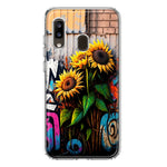 Samsung Galaxy A20 Sunflowers Graffiti Painting Art Hybrid Protective Phone Case Cover