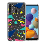 Samsung Galaxy A21 90's Swag Shapes Design Double Layer Phone Case Cover