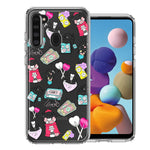 Samsung Galaxy A21 Valentine's Day Candy Feels like Love Hearts Double Layer Phone Case Cover
