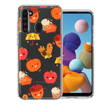 Samsung Galaxy A21 Thanksgiving Autumn Fall Design Double Layer Phone Case Cover