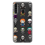 Samsung Galaxy A21 Cute Classic Halloween Spooky Cartoon Characters Hybrid Protective Phone Case Cover