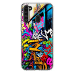 Samsung Galaxy A21 Urban Graffiti Street Art Painting Hybrid Protective Phone Case Cover