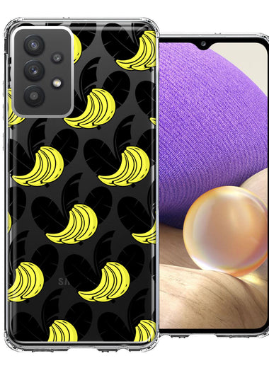 Samsung Galaxy A32 Tropical Bananas Design Double Layer Phone Case Cover