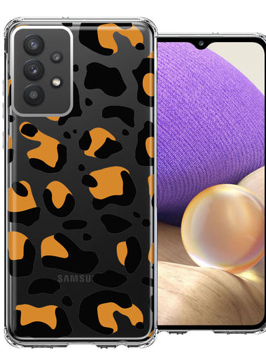 Samsung Galaxy A32 Classic Animal Wild Leopard Jaguar Print Double Layer Phone Case Cover