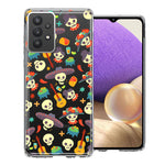 Samsung Galaxy A32 Day of the Dead Design Double Layer Phone Case Cover