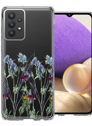 Samsung Galaxy A32 Country Dried Flowers Design Double Layer Phone Case Cover