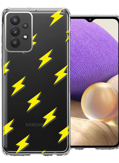 Samsung Galaxy A32 Electric Lightning Bolts Design Double Layer Phone Case Cover