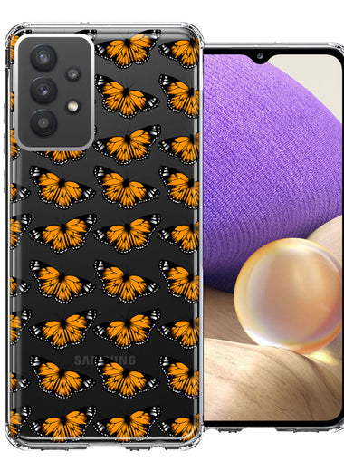 Samsung Galaxy A32 Monarch Butterflies Design Double Layer Phone Case Cover