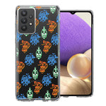 Samsung Galaxy A32 Snakes Skulls Roses Design Double Layer Phone Case Cover