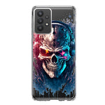 Samsung Galaxy A32 Cyberpunk Machine Headphones Skull Double Layer Phone Case Cover